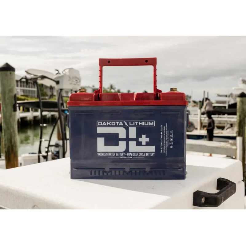 Inverters R Us DL Plus 12V 60Ah Dual Purpose 1000CCA Starter Battery Plus Deep Cycle Performance