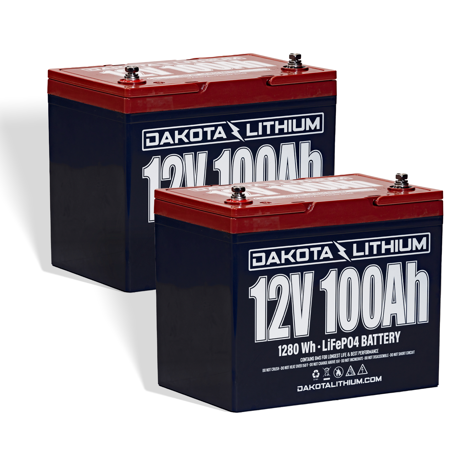 24V 100Ah Deep Cycle Trolling Motor Battery Set