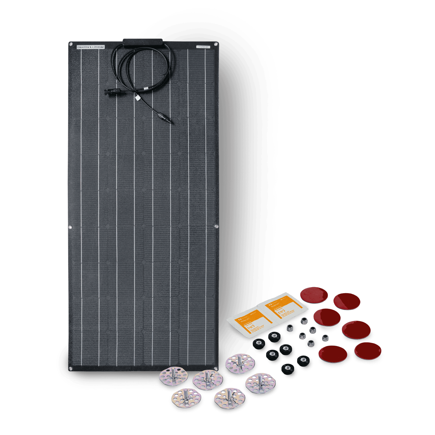 100W Flexible Marine Solar Panel Kit