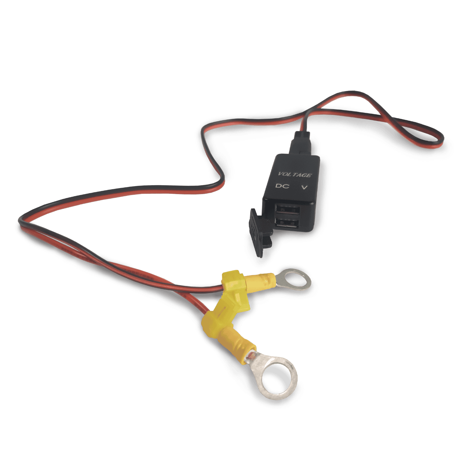 USB Phone Charger, Voltmeter & Terminal Adapter Wiring Kit