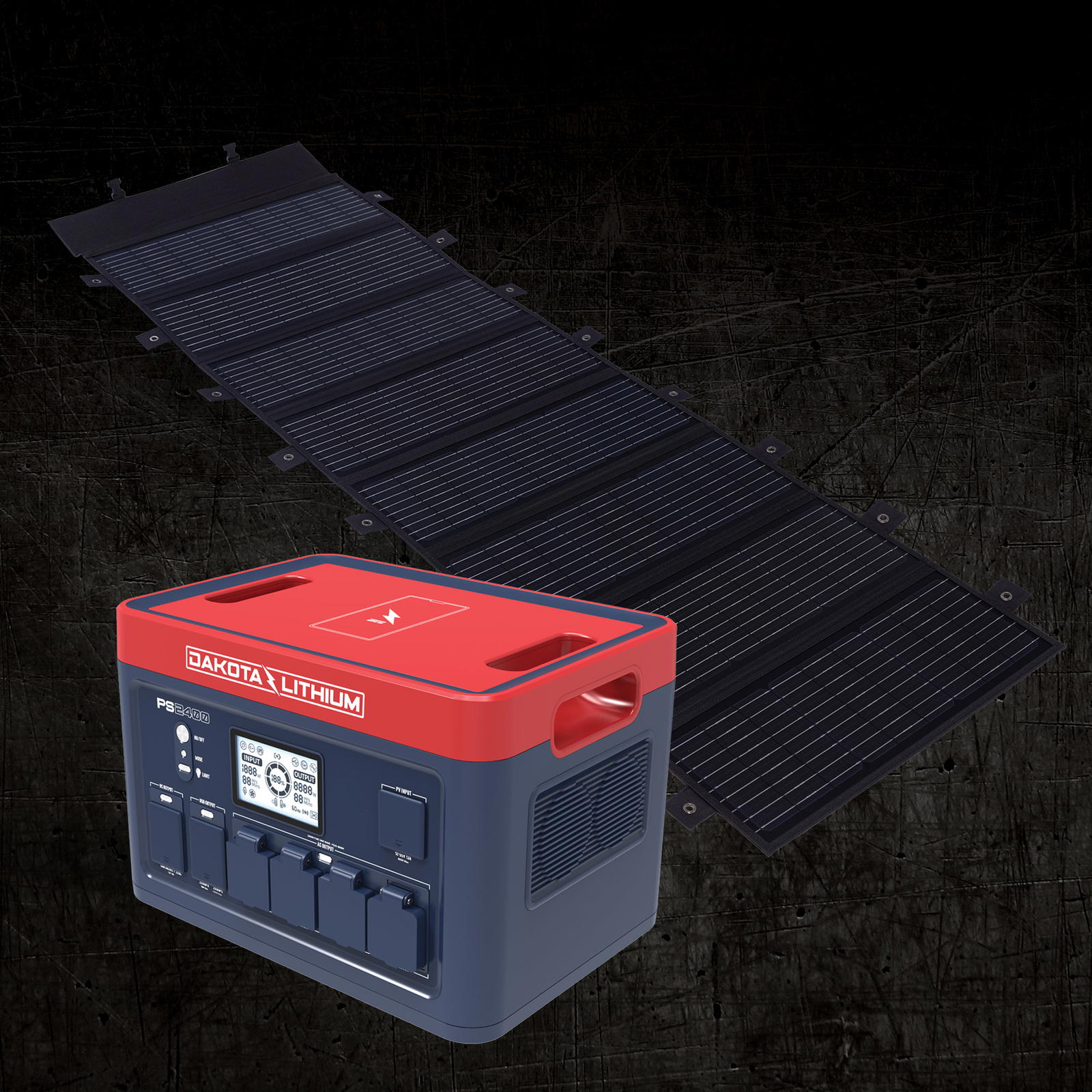 PS2400 Portable Power Station with 180W Folding Solar Panel - image 5