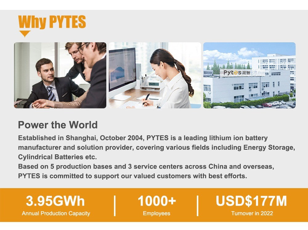Inverters R Us Pytes E-Box 12V 100Ah LiFePO4 Battery