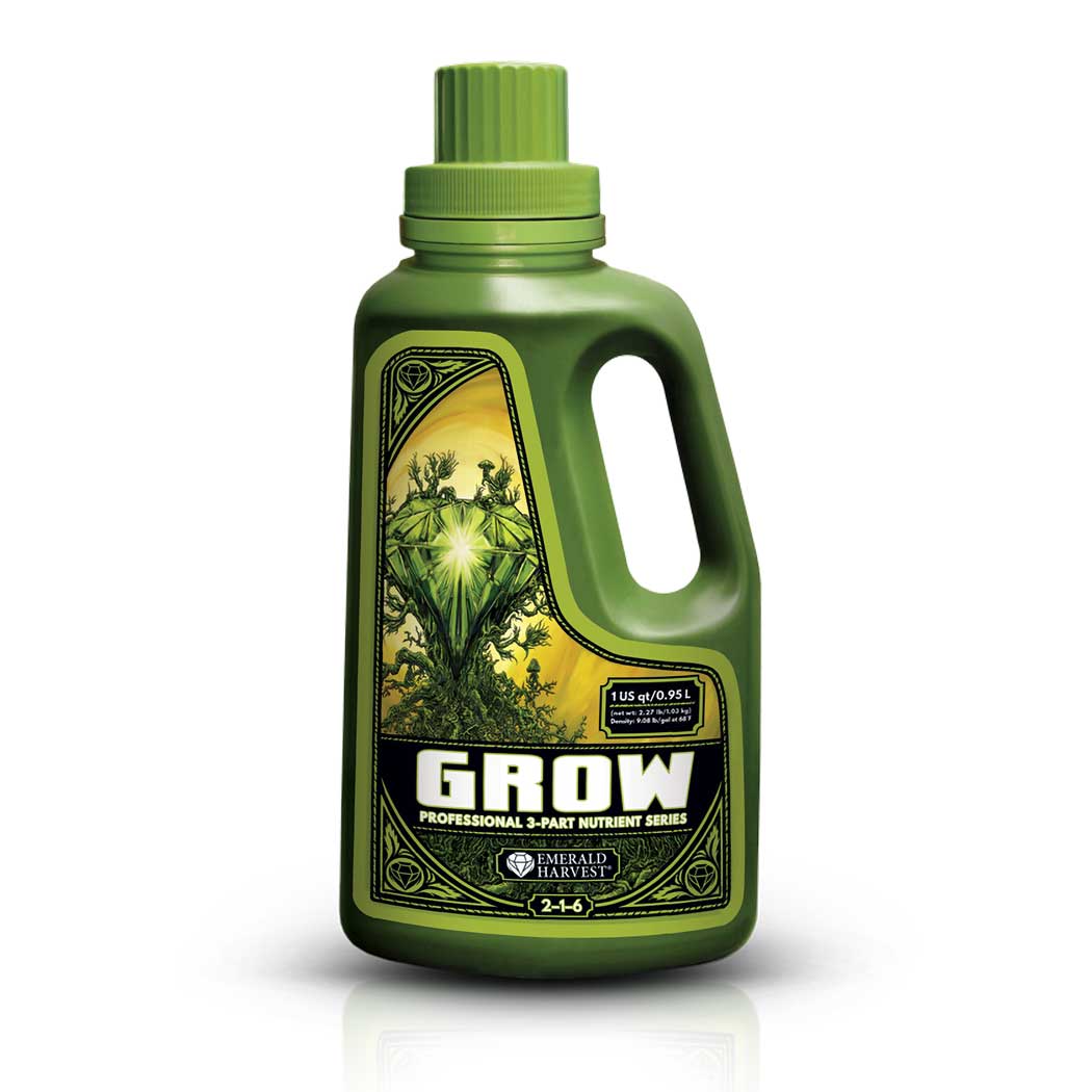 Emerald Harvest Grow - Professional 3-Part Base Nutrient Series