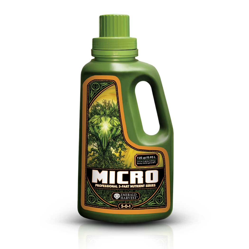 Emerald Harvest Micro - Professional 3-Part Base Nutrient Series