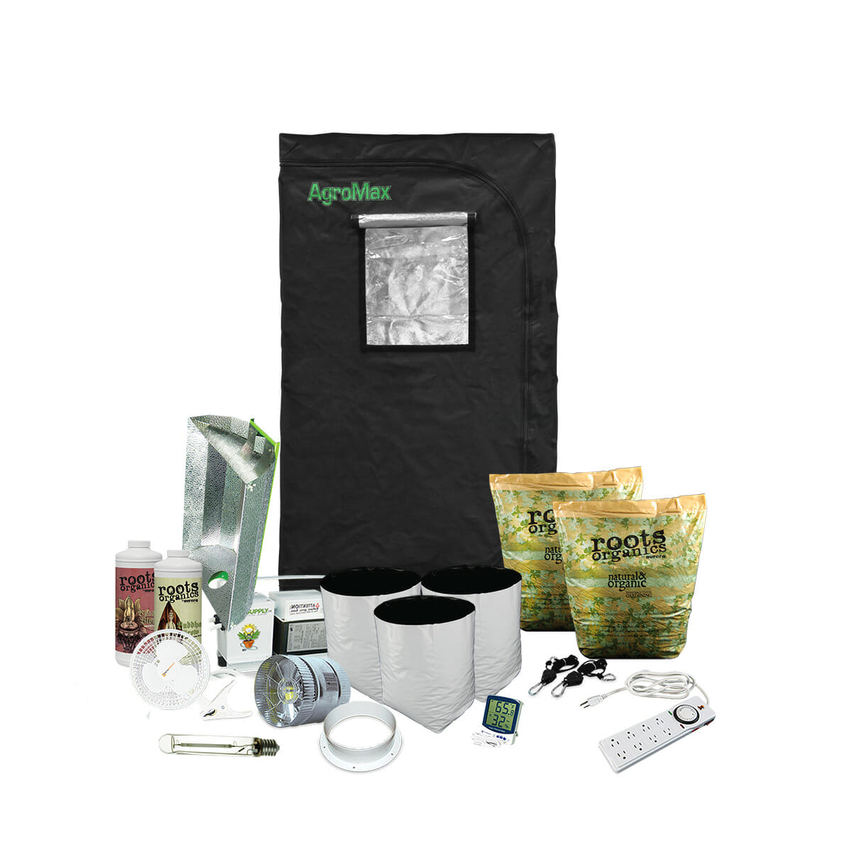 Supply 400w Small 2' x 3' Organic Soil Grow Tent Kit