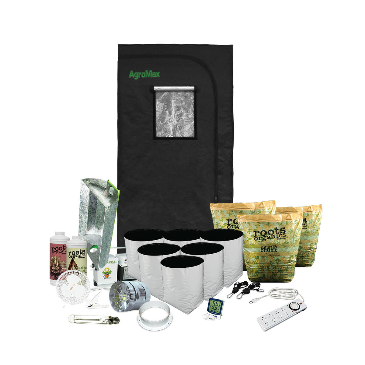 Supply 400w Original 3'x3' Organic Soil Grow Tent Kit