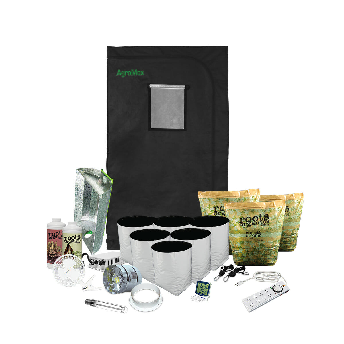 Supply 600w 4' x 4' Organic Soil Grow Tent Kit   Medium