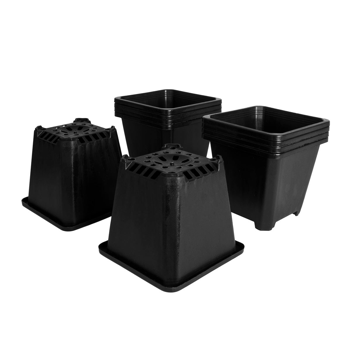 Supply 3.5 Inch Plastic Nursery Square Pot