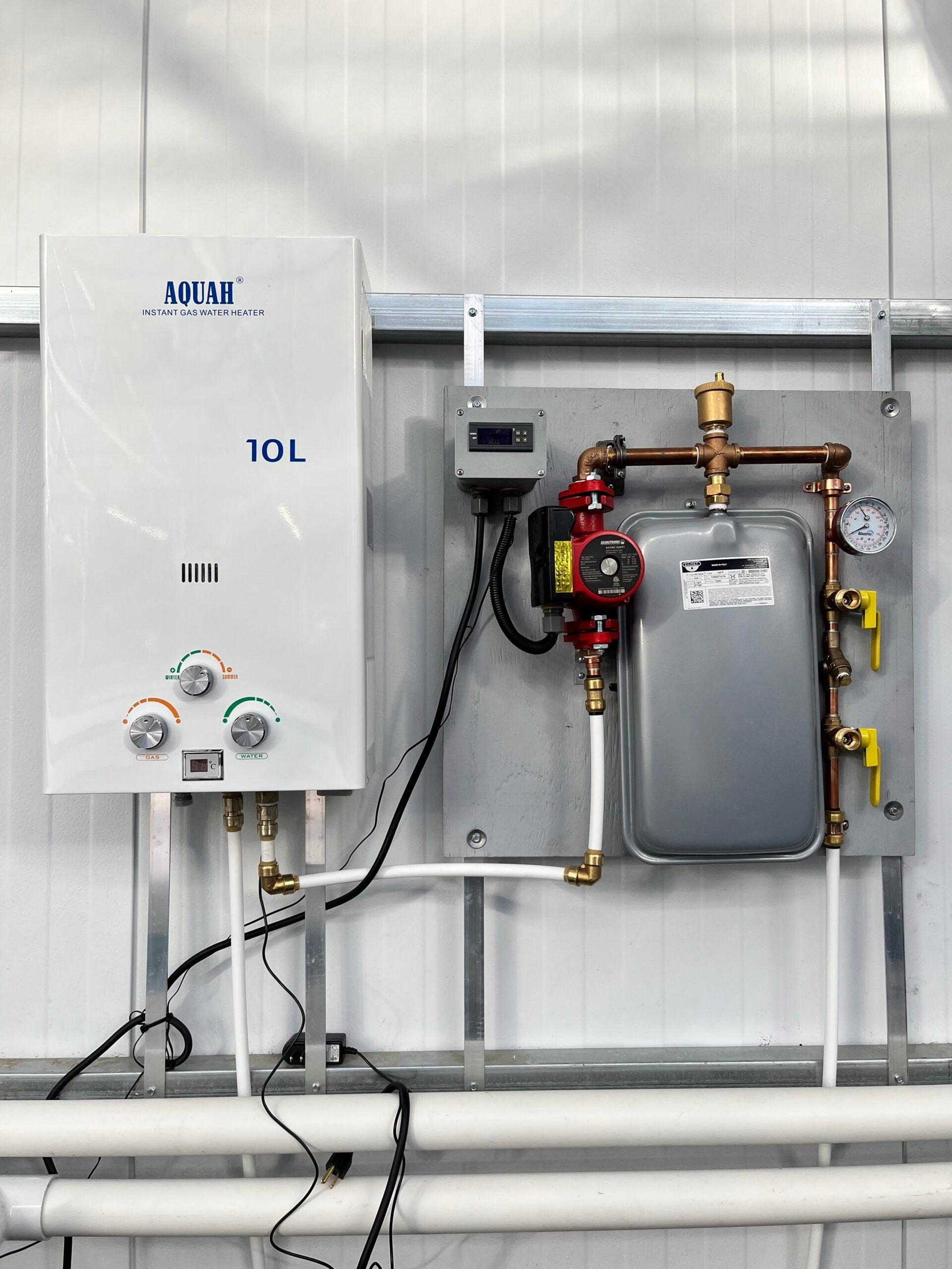AquaHeat Propane or Natural Gas Fired Heating System