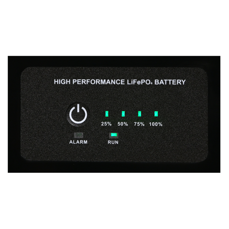 Inverters R Us AIMS Power LiFePO4 Lithium Battery with Wake Up Heater and BT Monitoring 12V 104Ah