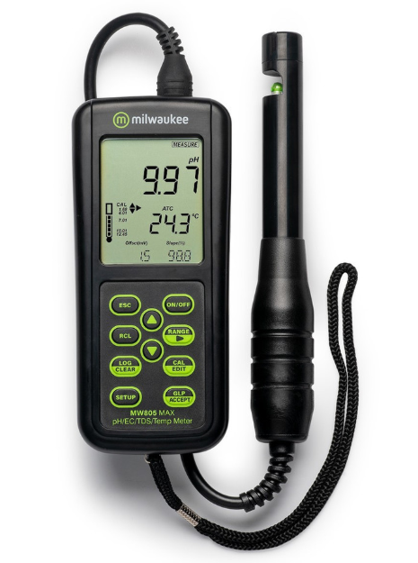 4-in-1 pH/EC/TDS/Temperature Combo Meter with ATC