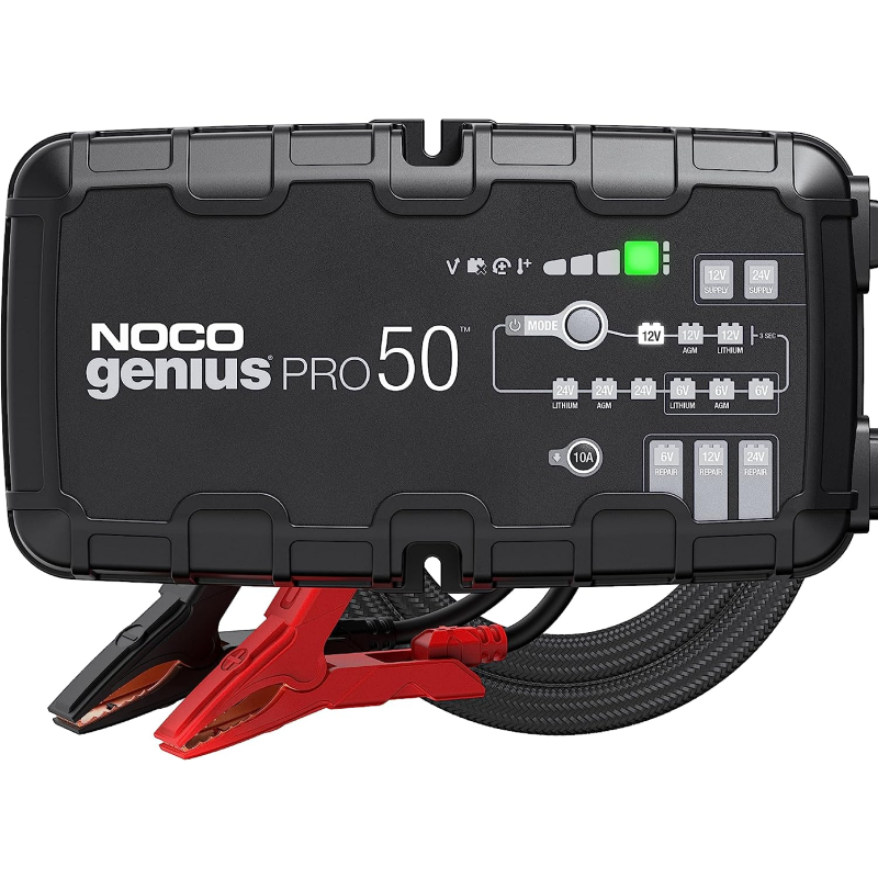 Inverters R Us NOCO GENPRO10X2 12V 2-Bank 20A On-Board Battery Charger