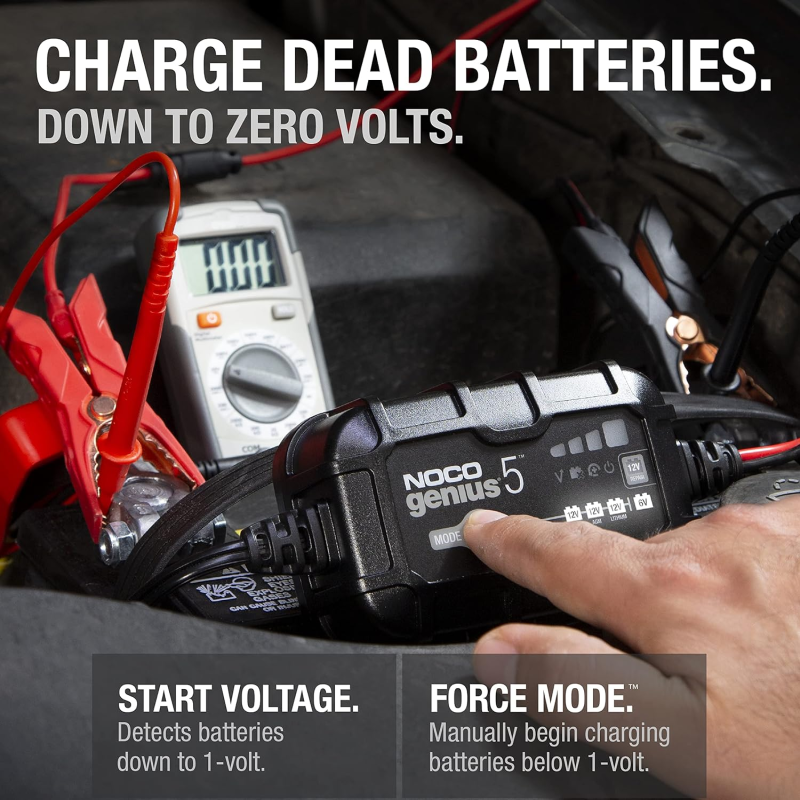 Inverters R Us NOCO GENIUS5 6V/12V 5A Smart Battery Charger