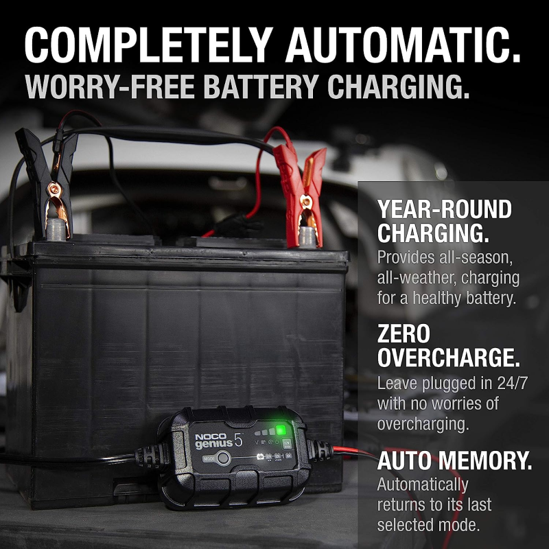 Inverters R Us NOCO GENIUS5 6V/12V 5A Smart Battery Charger