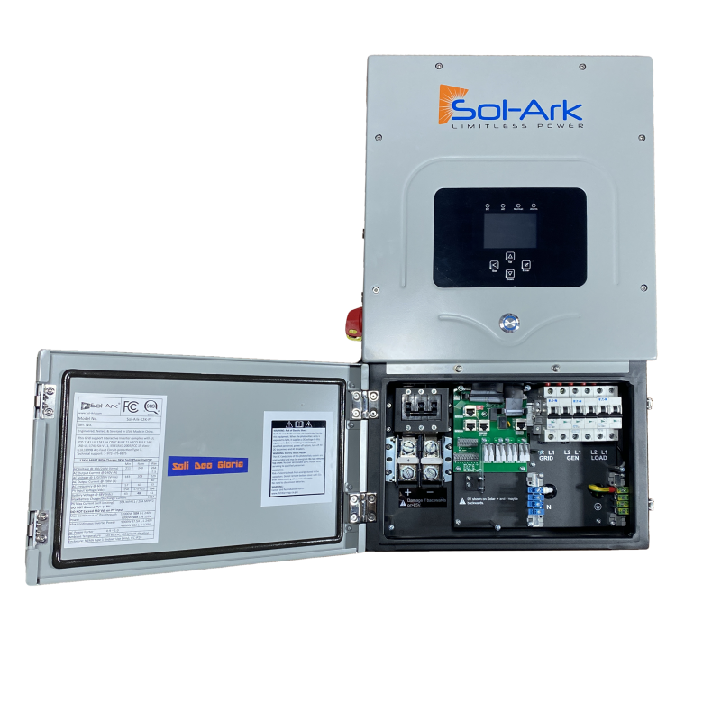 Inverters R Us Sol-Ark 12K-2P Hybrid Inverter System