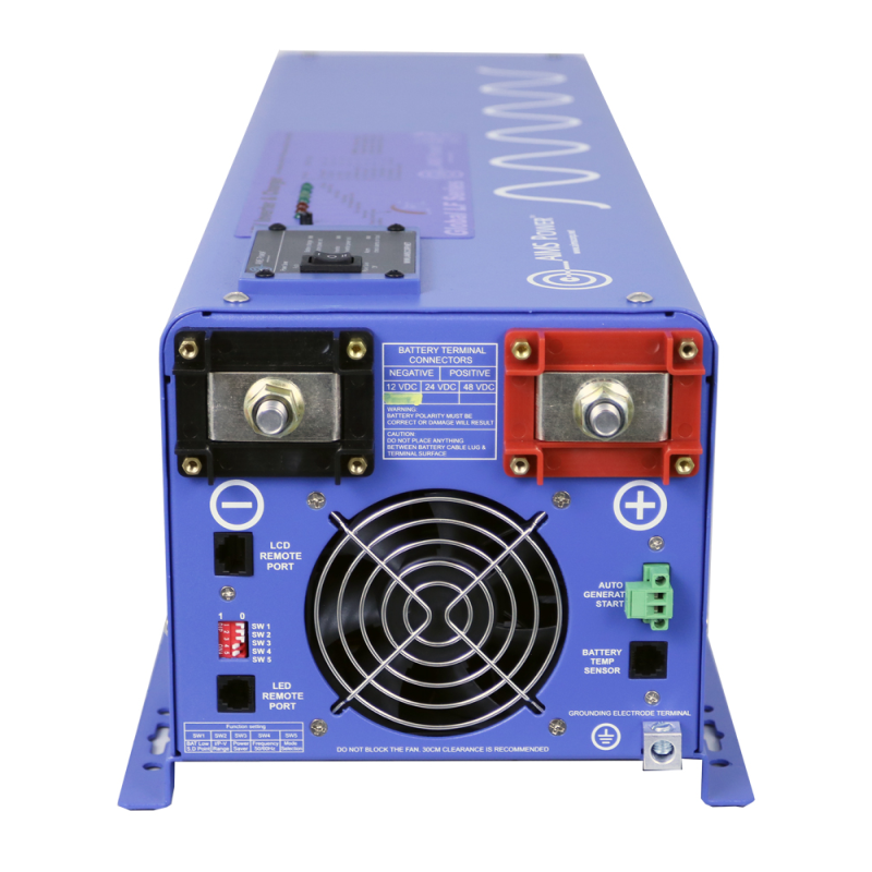 Inverters R Us Aims 4000 Watt Pure Sine Inverter Charger 48V 120/240V