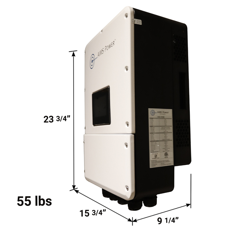Inverters R Us AIMS Hybrid Inverter Charger 4.6 kW Output 6.9 kW Solar
