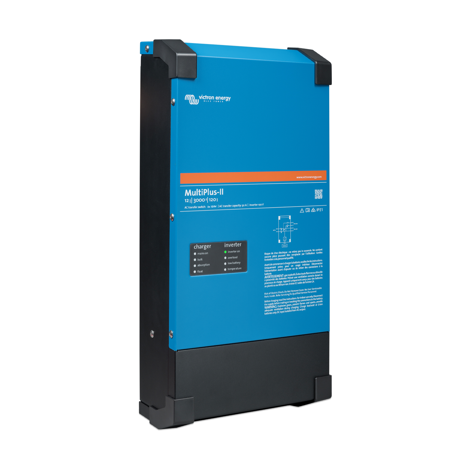 Victron MultiPlus-II 12/3000/120-50 120V Inverter Charger