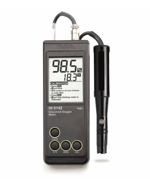 Portable Polarographic Dissolved Oxygen Meter