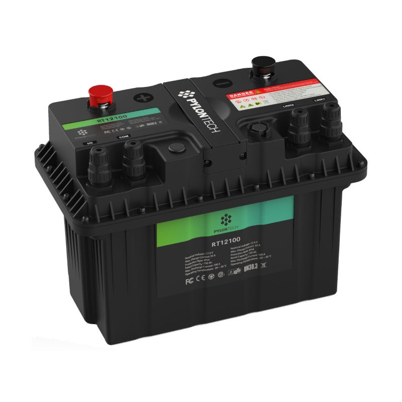Inverters R Us SOK Marine Grade 12V 206Ah LiFePO4 Battery Sealed Plastic Box