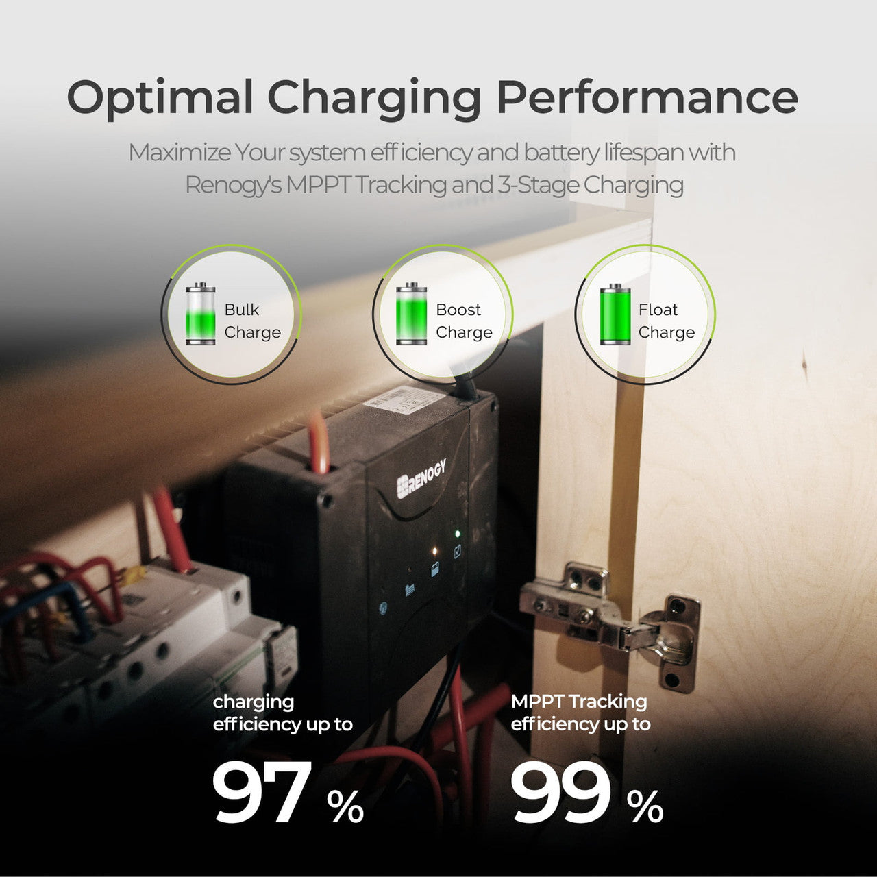 DCC30S 12V 30A Dual Input DC-DC On-Board Battery Charger with MPPT