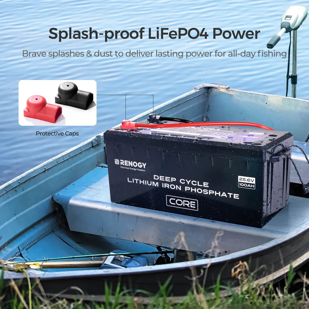 24V 100Ah Deep Cycle Lithium Iron Phosphate Battery | Core Series