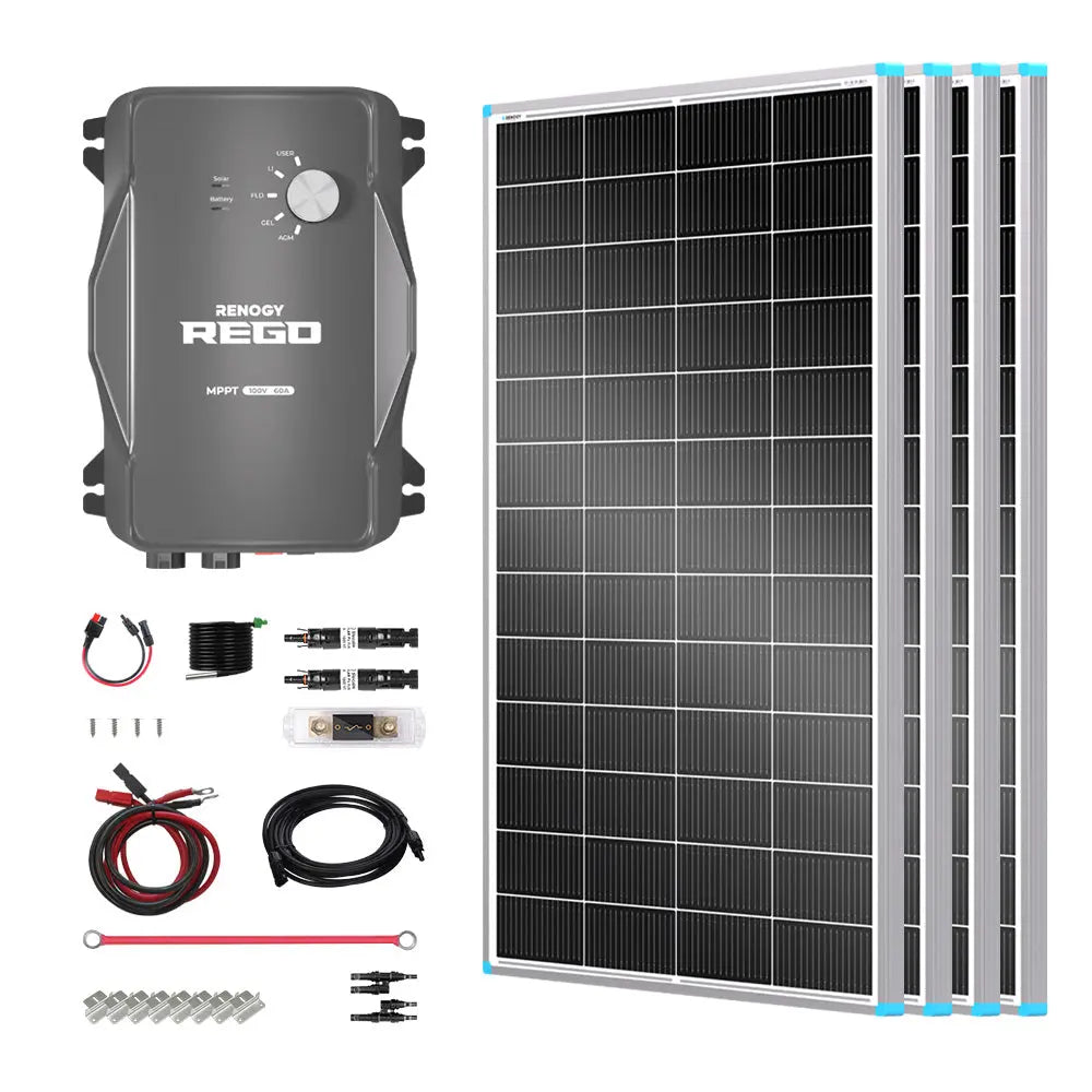 800W 12V Essential Solar Panel Kit