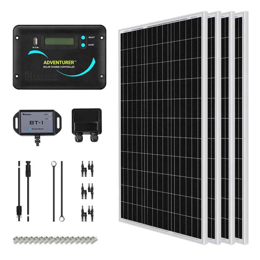 400W 12V Starter Solar Panel Kit