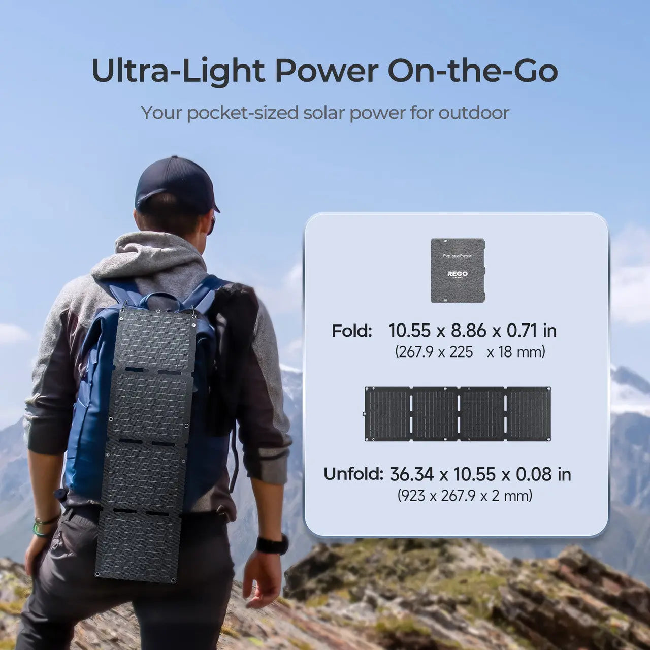E.Flex 30W Portable Solar Panel