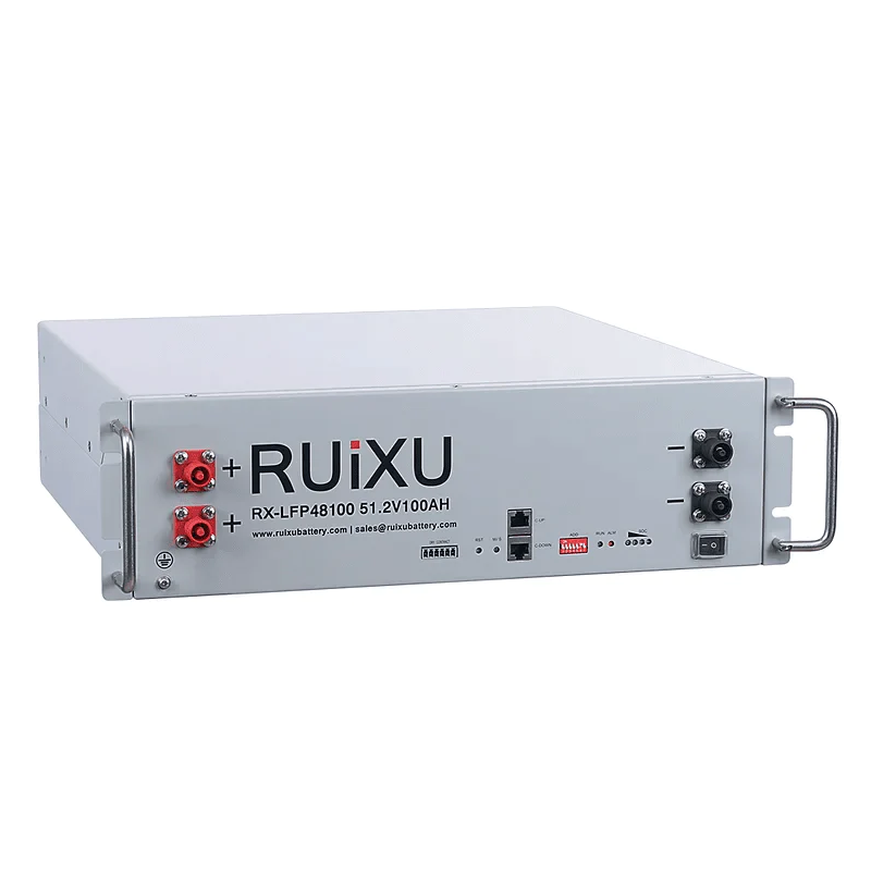 Inverters R Us RUiXU RX-LFP48100 19in Server Rack 3U Battery UL1973 Certified