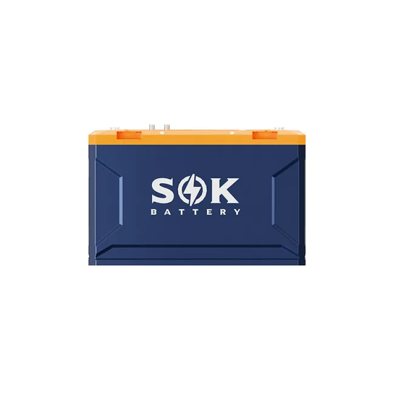 Inverters R Us SOK Battery 12V 206Ah LiFePO4 Deep Cycle Battery Metal Box
