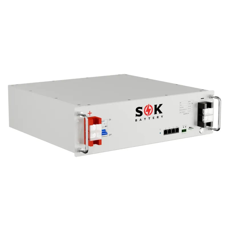 Inverters R Us SOK 48V 100Ah Server Rack LiFePO4 Battery