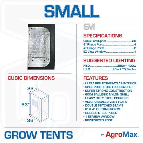 Supply Hydroponic 315w CMH 2' x 3' Small Grow Tent Kit