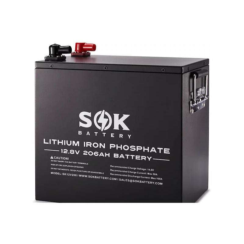 Inverters R Us Pytes E-Box 12V 100Ah LiFePO4 Battery