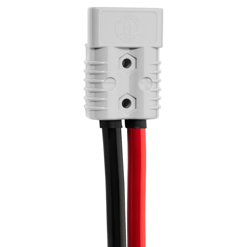 Inverters R Us Spartan Power Battery Cable with Quick Connect and Ring Terminal