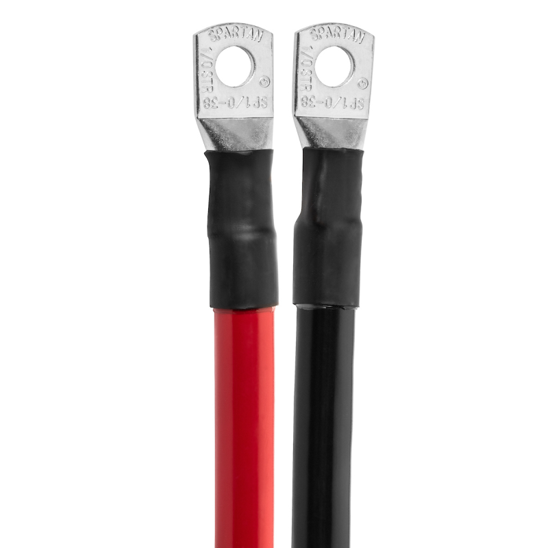 Inverters R Us Spartan Power Battery Cable with Quick Connect and Ring Terminal