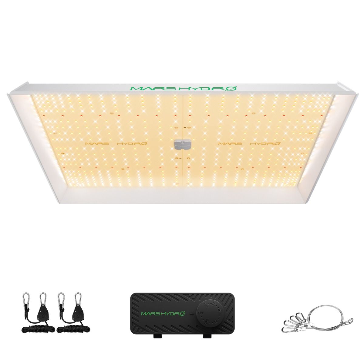 Mars Hydro TSW2000 300W Dimmable Full Spectrum LED Grow Light - Front View