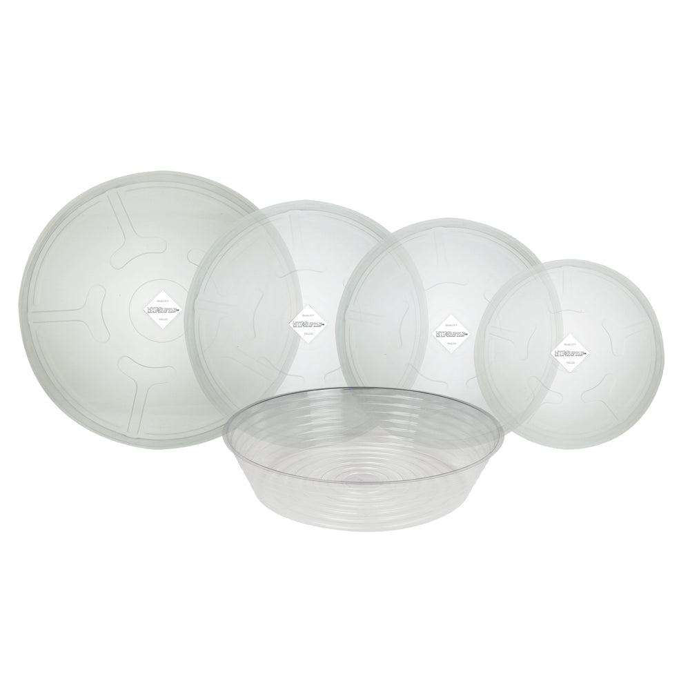 Clear Vinyl Saucers