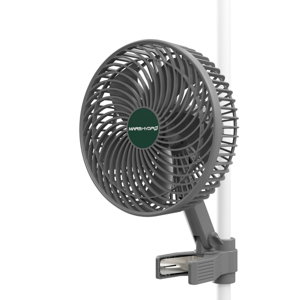 2025 Mars Hydro 6 Inch Oscillating Clip Fan for Grow Tent Ventilation Circulation Hydroponic Plants - Front View