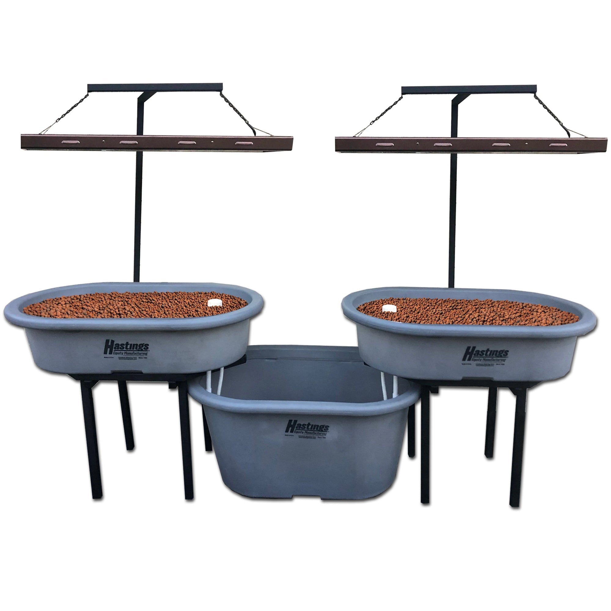 Go Green Double Aquaponics System
