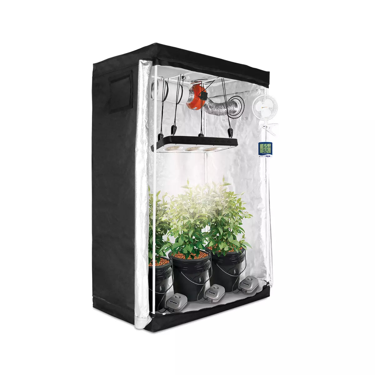Supply 2' x 4' Hydroponic LED Grow Tent Kit