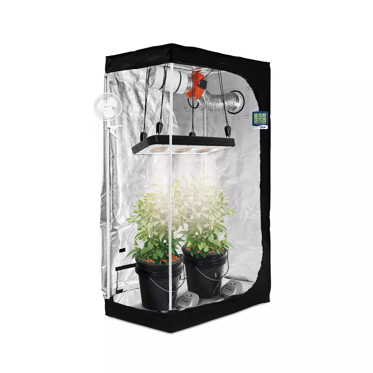 Supply 2'x3' Hydroponic Grow Tent Kit with LED   Small