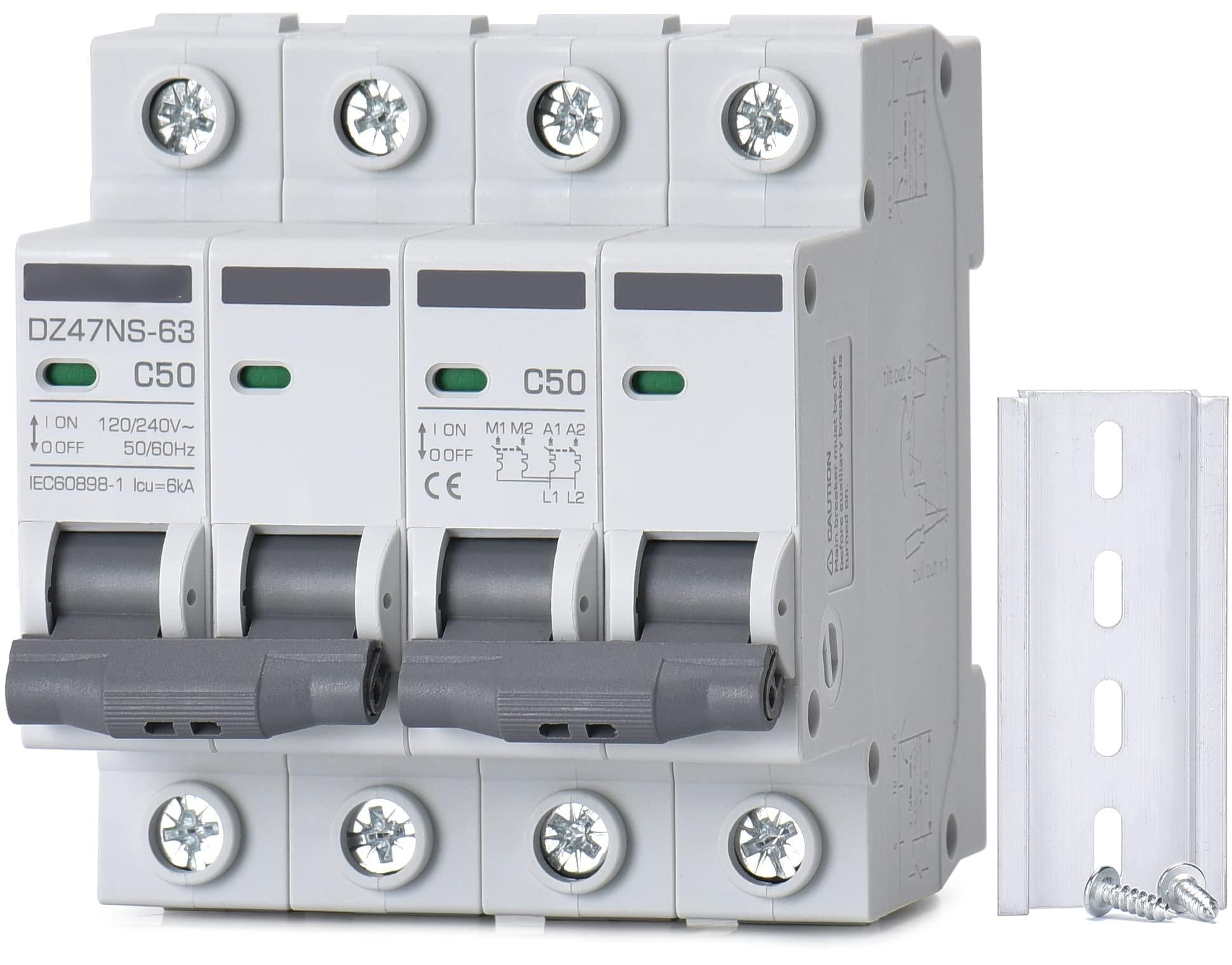 ACOPOWER 50A AC Manual Transfer Switch