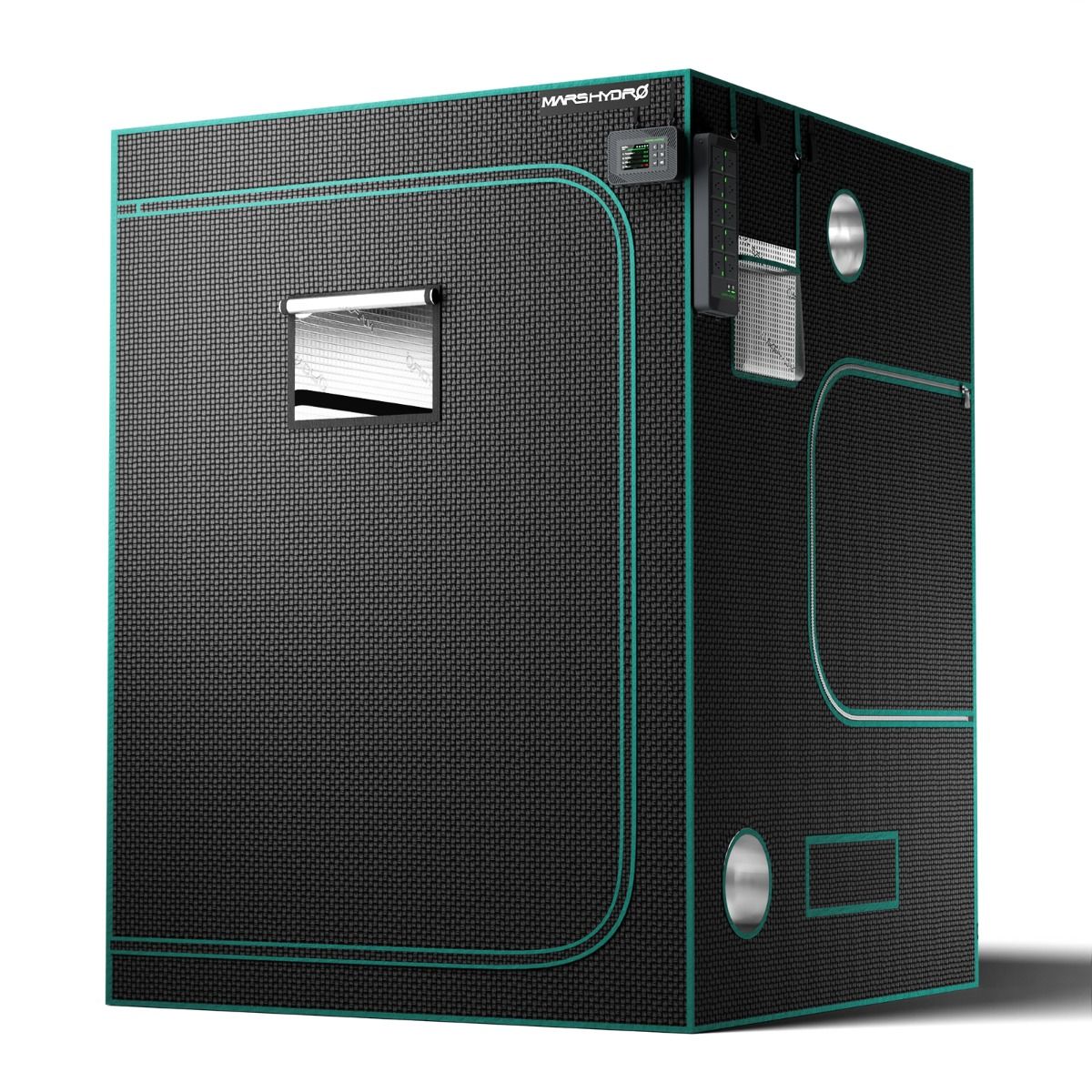 Mars Hydro 5x5 Grow Tent 60''X60''X80'' – 1680D Light-Proof Tent with High Reflection - Front View