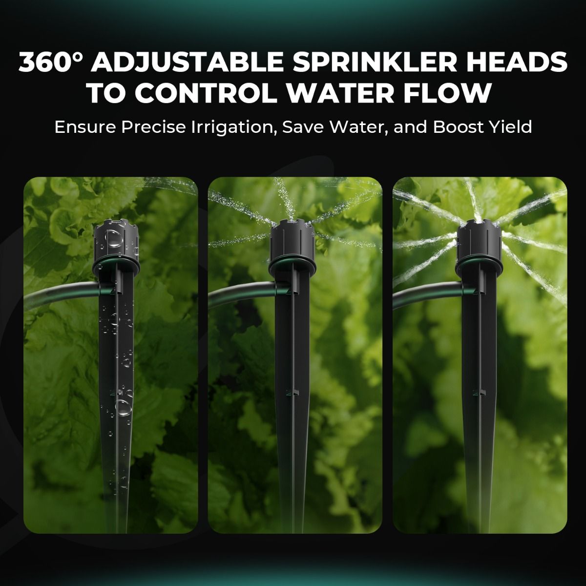 Mars Hydro New Foldable Bucket Drip Irrigation Kits for 8 Indoor Growing Plants - Feature View