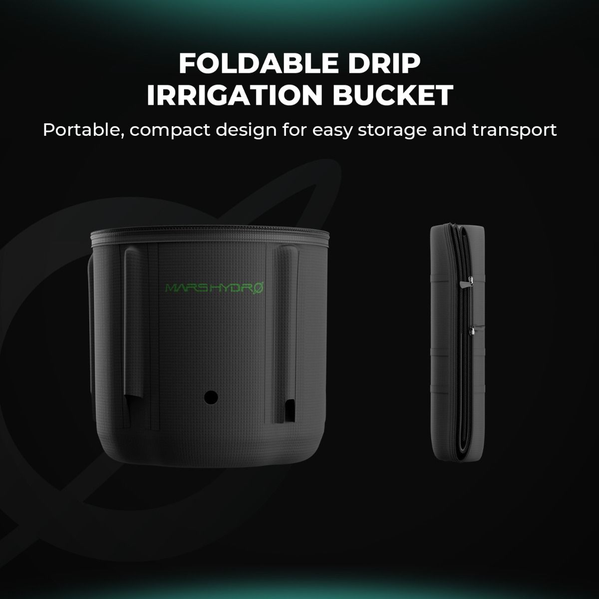 Mars Hydro New Foldable Bucket Drip Irrigation Kits for 8 Indoor Growing Plants - Performance View