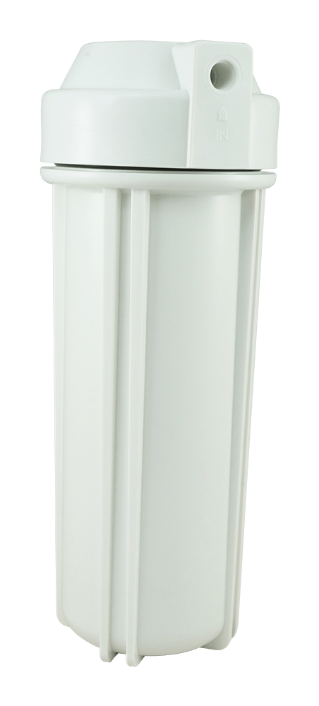 2.5" x 10" White Poly Sump and Cap Assembly