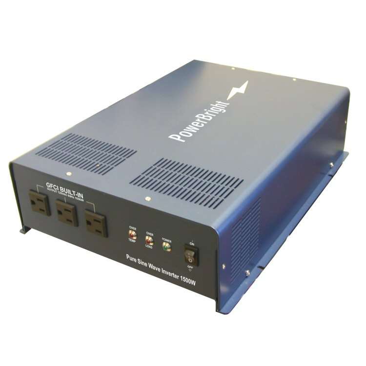 Inverters R Us Aims 1500 Watt 12V Pure Sine Inverter Charger PICOGLF15W12V120VR
