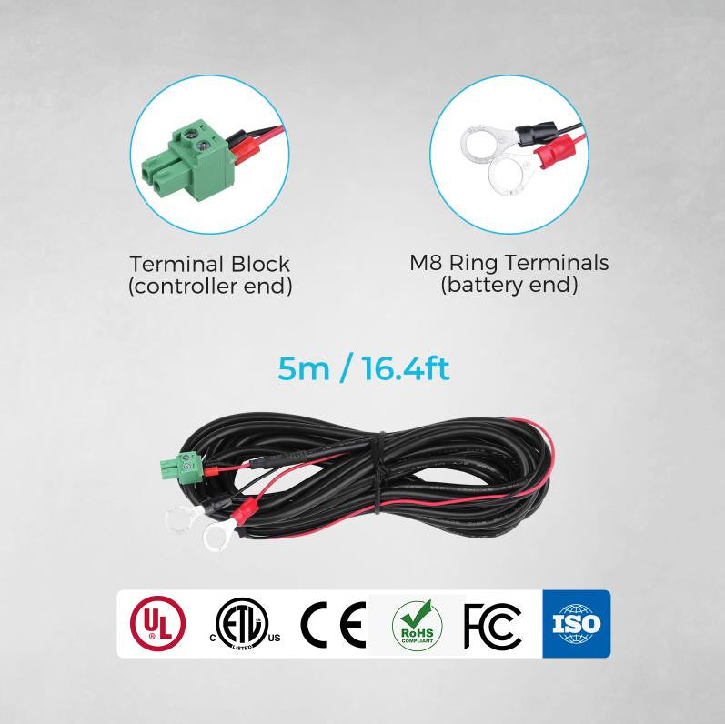 Battery Voltage Sensor with Battery Ring Terminals