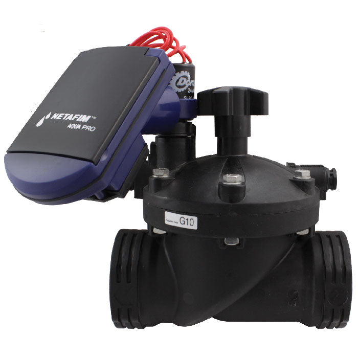 Netafim Series 80 Angle Control Valve With Controller, 2 Inch (61ET2GH2-AN-L-CONT)